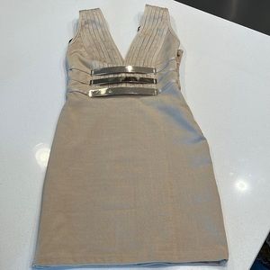 2B bebe Gold Dress